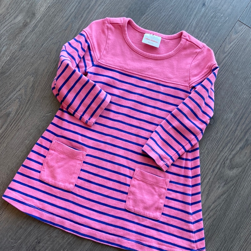 EUC Hanna Anderson Knit Dress with Adorable Pockets